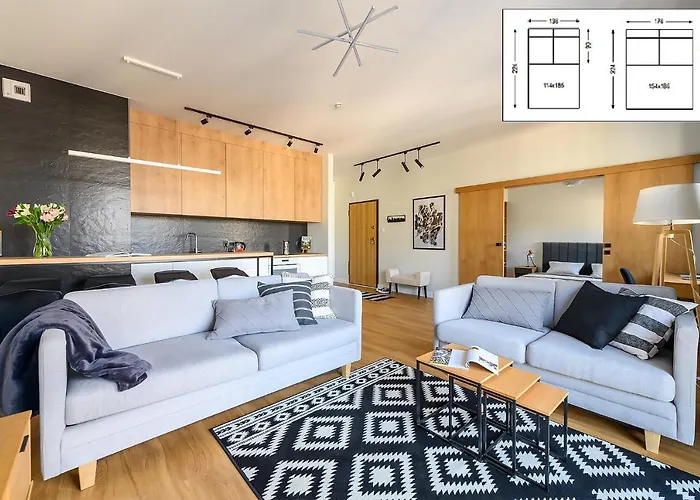 Luxe, Przestronny, W Centrum Apartmán Lodž